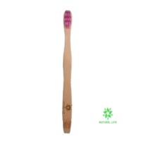 Kids Bamboo Toothbrush - Soft - Pink/Purple