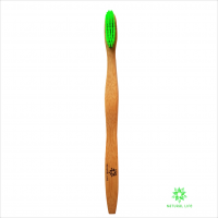 Adult Bamboo Toothbrush - Soft - Lime